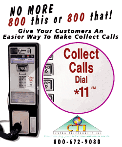 Collect Calls Dial *11
